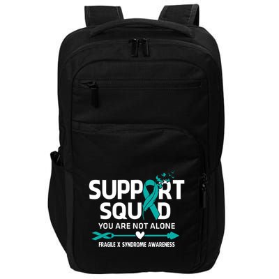 Support Squad You Are Not Alone Fragile X Syndrome Awareness Gift Impact Tech Backpack