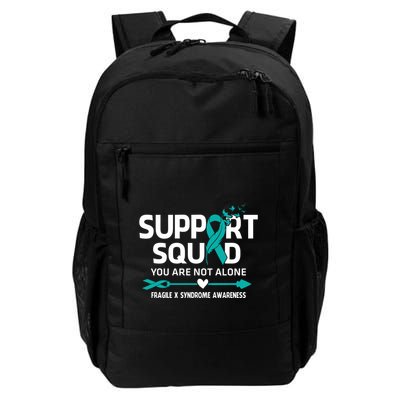 Support Squad You Are Not Alone Fragile X Syndrome Awareness Gift Daily Commute Backpack