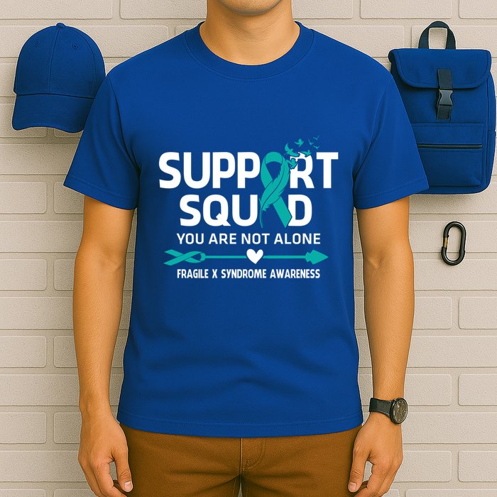 Support Squad You Are Not Alone Fragile X Syndrome Awareness Gift T-Shirt