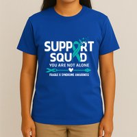 Support Squad You Are Not Alone Fragile X Syndrome Awareness Gift T-Shirt
