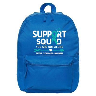 Support Squad You Are Not Alone Fragile X Syndrome Awareness Gift 16 in Basic Backpack