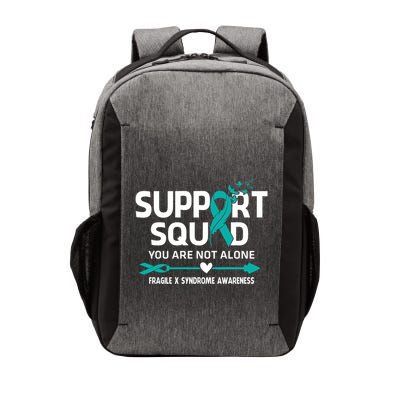 Support Squad You Are Not Alone Fragile X Syndrome Awareness Gift Vector Backpack