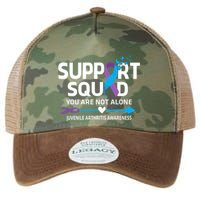 Support Squad You Are Not Alone Juvenile Arthritis Awareness Gift Legacy Tie Dye Trucker Hat