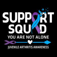 Support Squad You Are Not Alone Juvenile Arthritis Awareness Gift Cooling Performance Crew T-Shirt