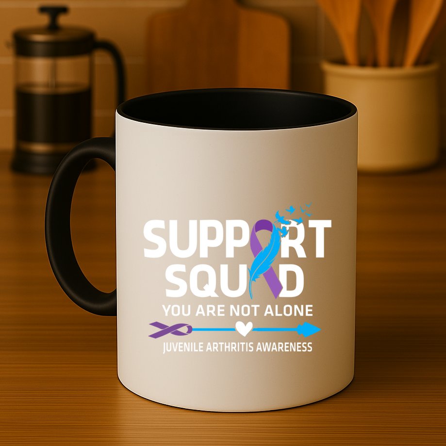 Support Squad You Are Not Alone Juvenile Arthritis Awareness Gift Mug