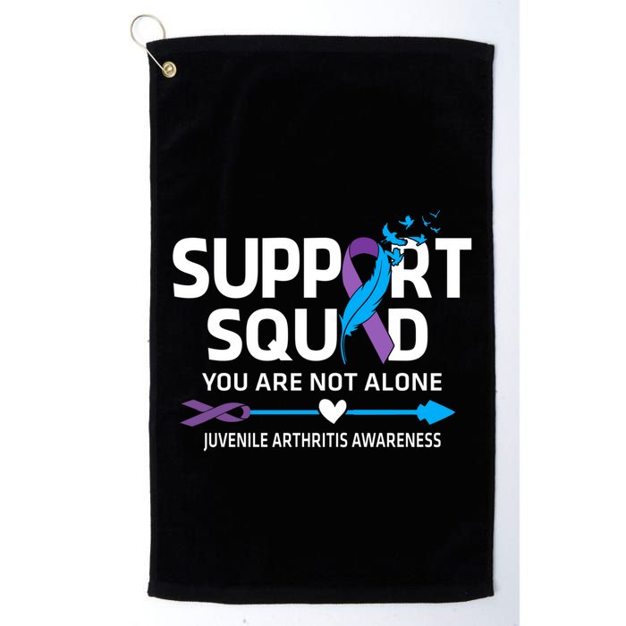 Support Squad You Are Not Alone Juvenile Arthritis Awareness Gift Golf Towel