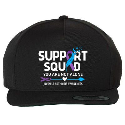 Support Squad You Are Not Alone Juvenile Arthritis Awareness Gift Wool Snapback Cap