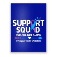 Support Squad You Are Not Alone Juvenile Arthritis Awareness Gift Poster