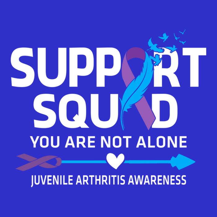 Support Squad You Are Not Alone Juvenile Arthritis Awareness Gift Tall Sweatshirt