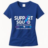Support Squad You Are Not Alone Juvenile Arthritis Awareness Gift Womens T-Shirt