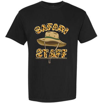 Safari Staff Zoo Keeper Themed Birthday Party Garment-Dyed Heavyweight T-Shirt