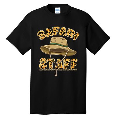 Safari Staff Zoo Keeper Themed Birthday Party Tall T-Shirt