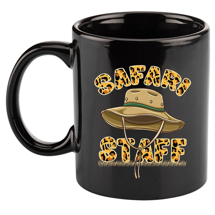 Safari Staff Zoo Keeper Themed Birthday Party 11oz C Handle Ceramic Mug