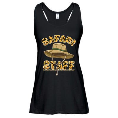 Safari Staff Zoo Keeper Themed Birthday Party Ladies Essential Flowy Tank