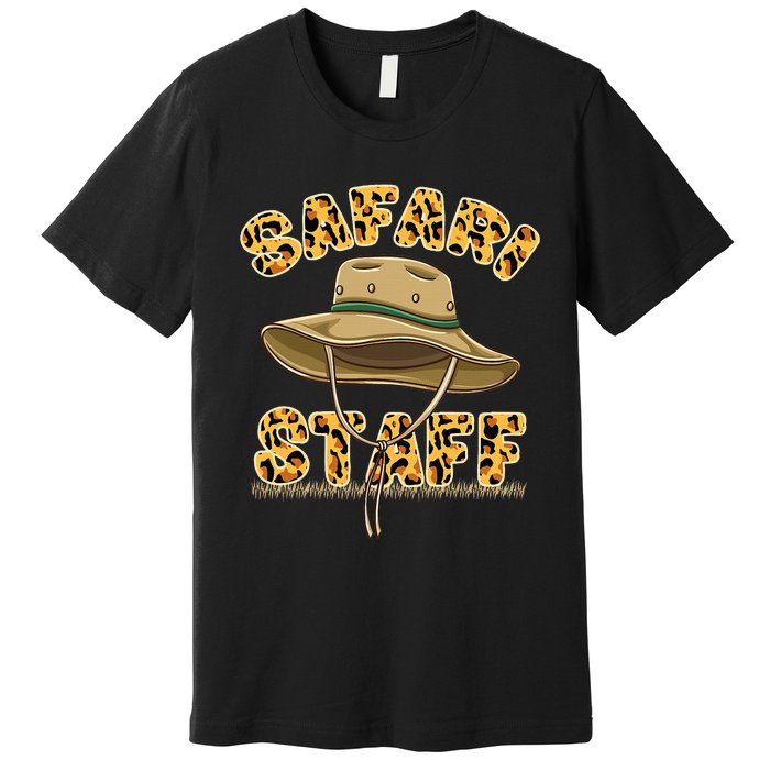 Safari Staff Zoo Keeper Themed Birthday Party Premium T-Shirt