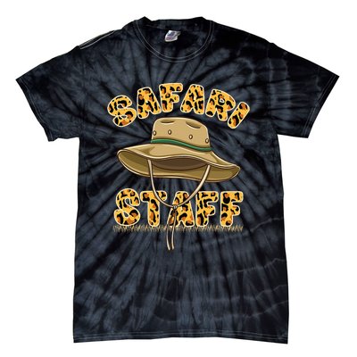 Safari Staff Zoo Keeper Themed Birthday Party Tie-Dye T-Shirt