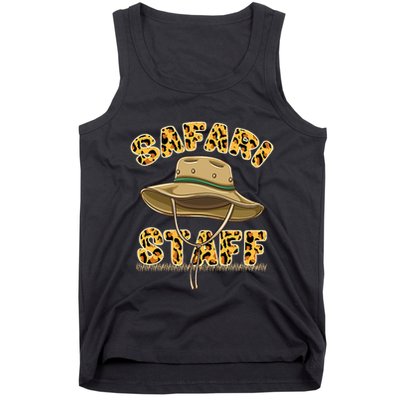 Safari Staff Zoo Keeper Themed Birthday Party Tank Top