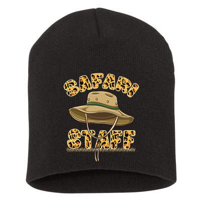 Safari Staff Zoo Keeper Themed Birthday Party Short Acrylic Beanie