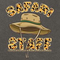 Safari Staff Zoo Keeper Themed Birthday Party Cotton Canvas Backpack