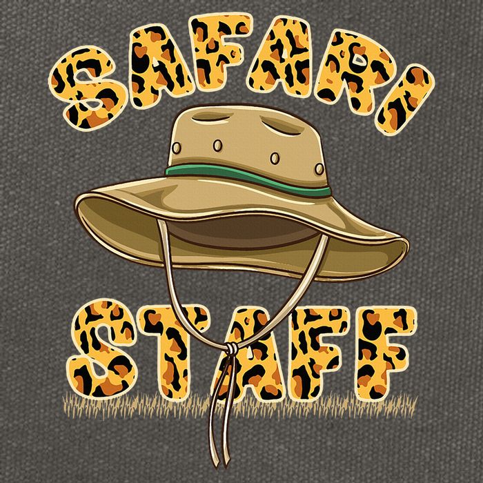 Safari Staff Zoo Keeper Themed Birthday Party Cotton Canvas Backpack