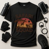 Safari Squad Zoo Family Matching Gift Cooling Performance Crew T-Shirt
