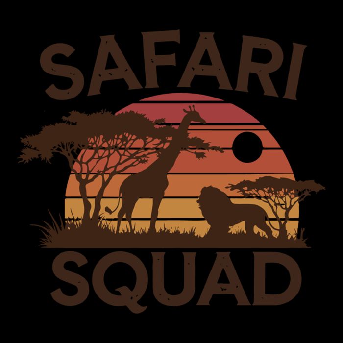 Safari Squad Zoo Family Matching Gift Backpack