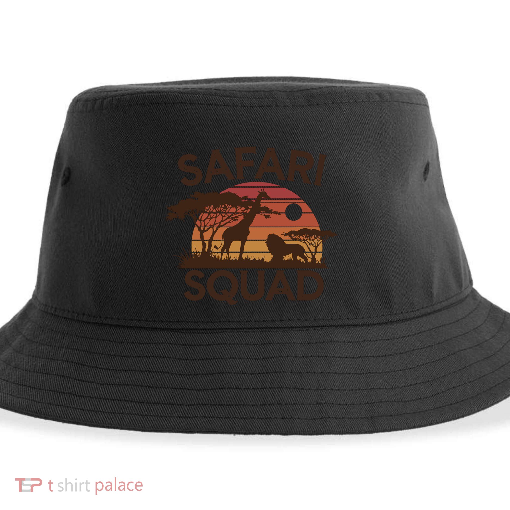 Safari Squad Zoo Family Matching Gift Sustainable Bucket Hat