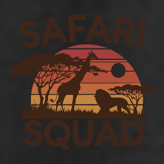 Safari Squad Zoo Family Matching Gift 25L Jumbo Tote