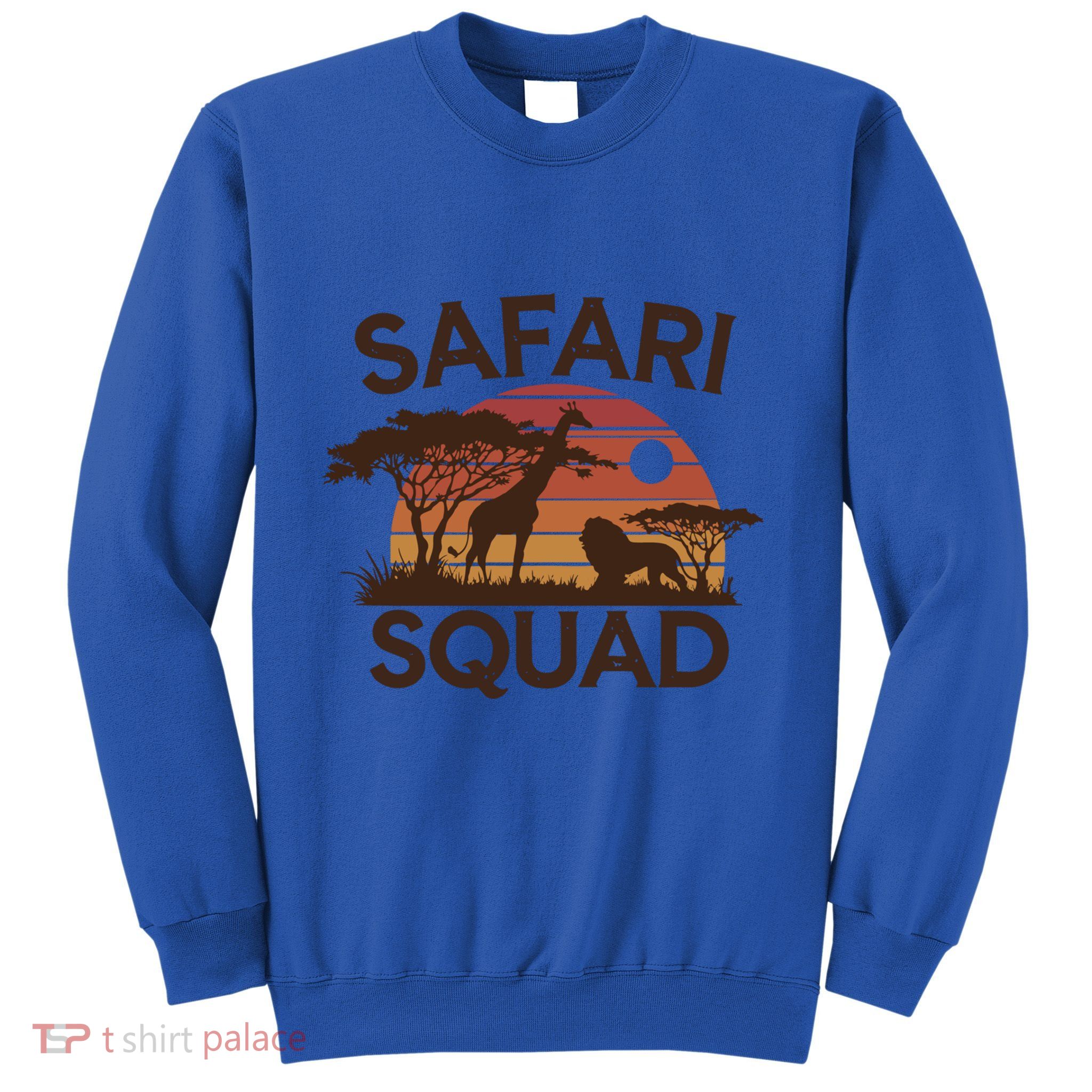 Safari Squad Zoo Family Matching Gift Sweatshirt