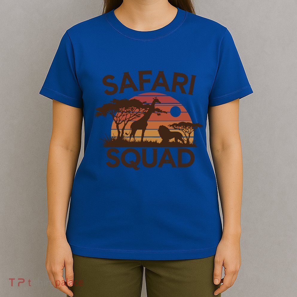 Safari Squad Zoo Family Matching Gift T-Shirt