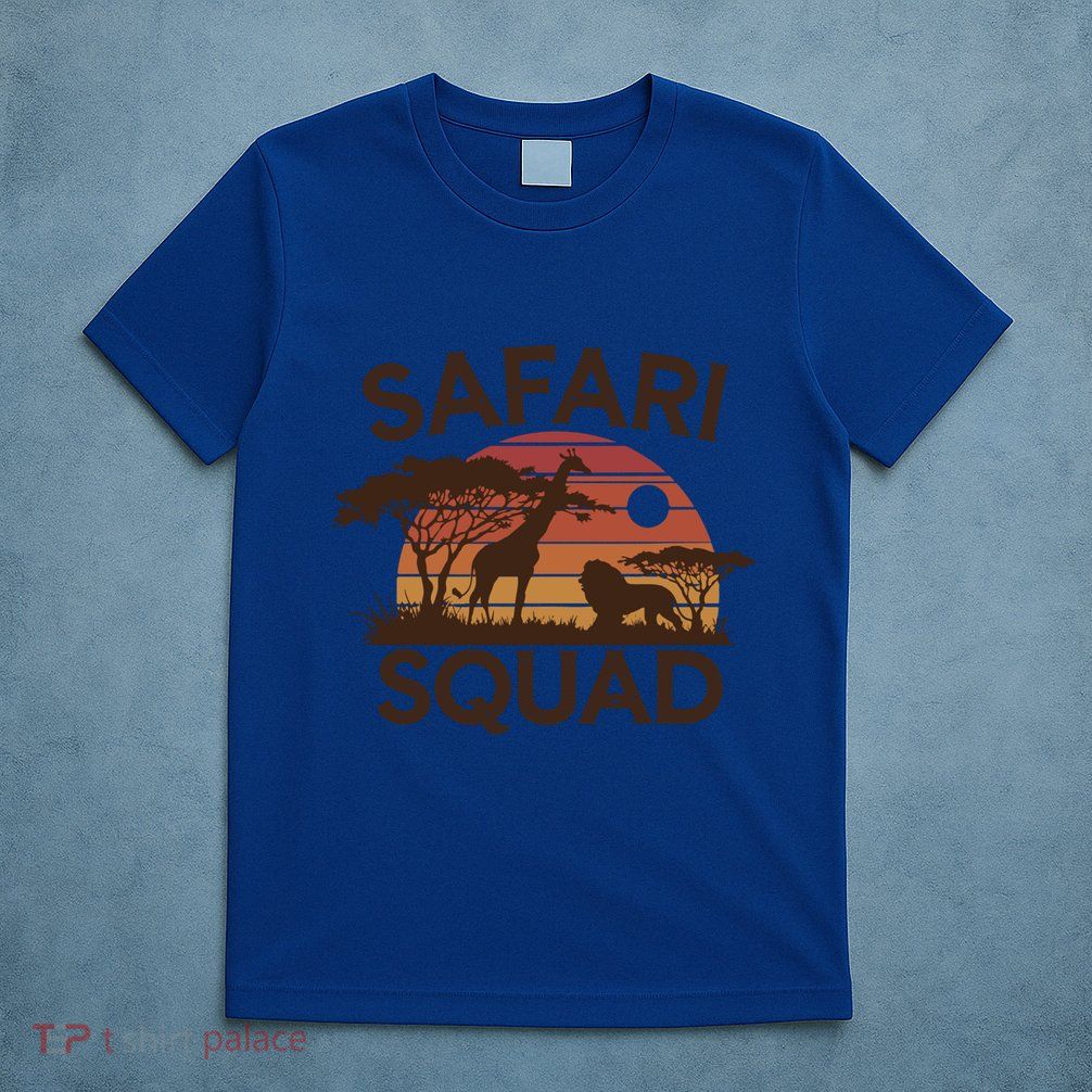 Safari Squad Zoo Family Matching Gift T-Shirt
