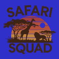 Safari Squad Zoo Family Matching Gift Button