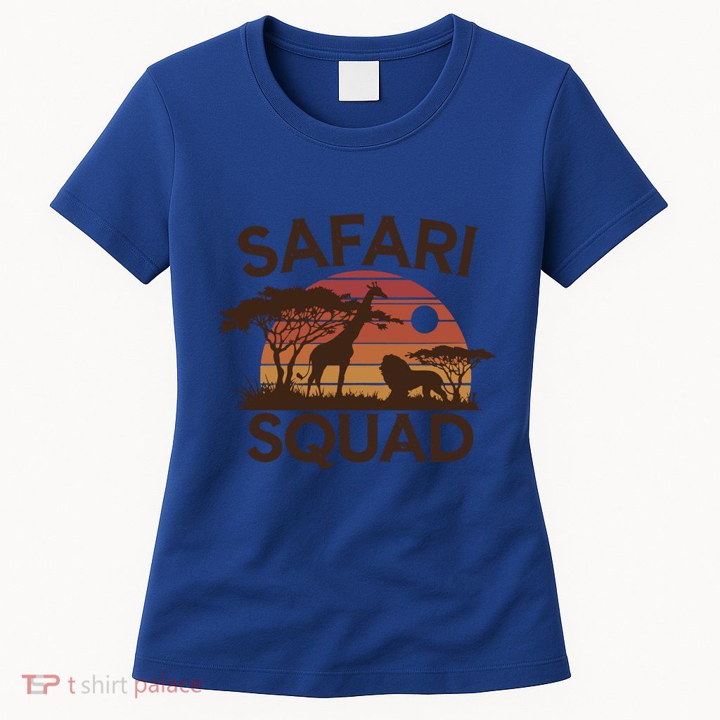 Safari Squad Zoo Family Matching Gift Womens T-Shirt