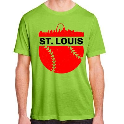 St. Louis Baseball Skyline City Adult ChromaSoft Performance T-Shirt