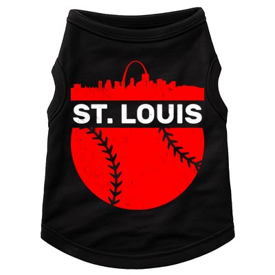 St. Louis Baseball Skyline City Doggie Tank