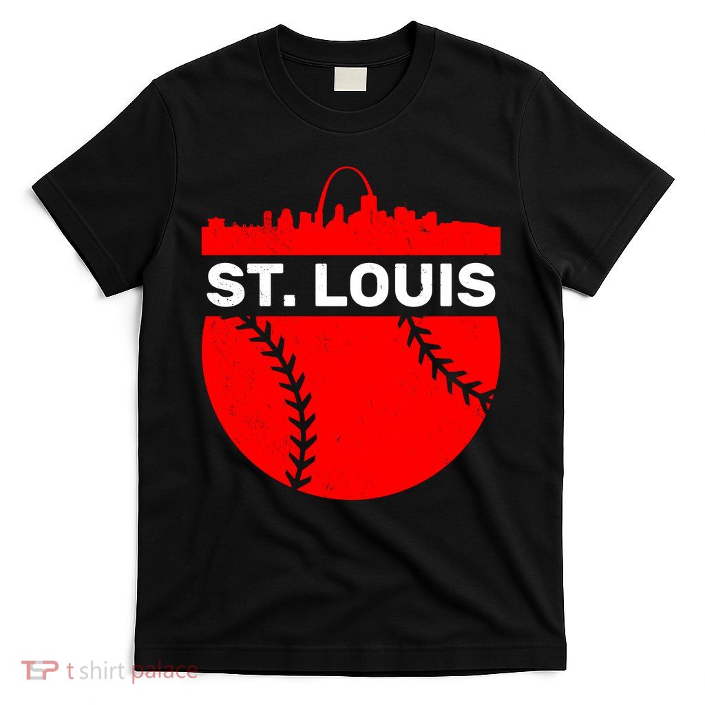 St. Louis Baseball Skyline City T-Shirt
