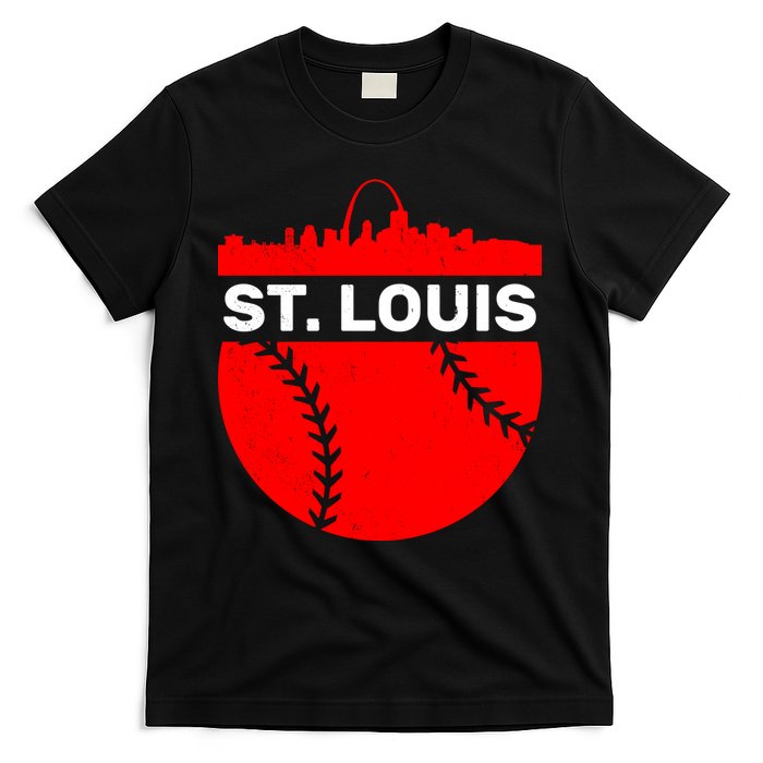St. Louis Baseball Skyline City T-Shirt