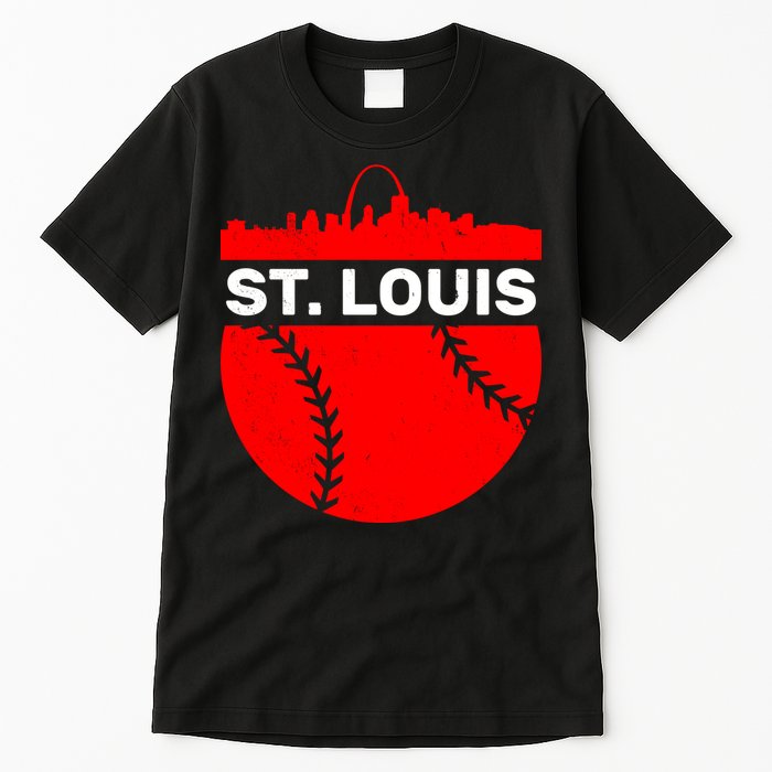 St. Louis Baseball Skyline City Tall T-Shirt