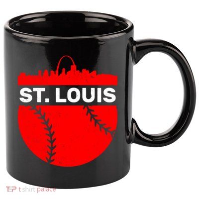 St. Louis Baseball Skyline City 11oz C Handle Ceramic Mug