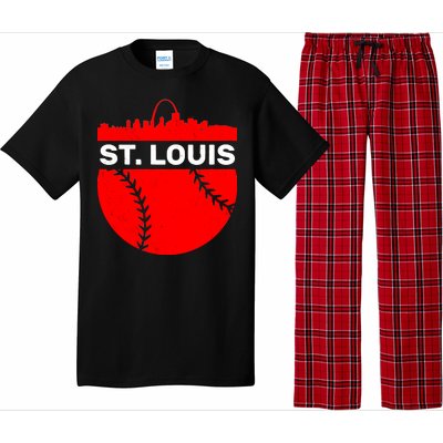 St. Louis Baseball Skyline City Pajama Set