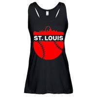 St. Louis Baseball Skyline City Ladies Essential Flowy Tank