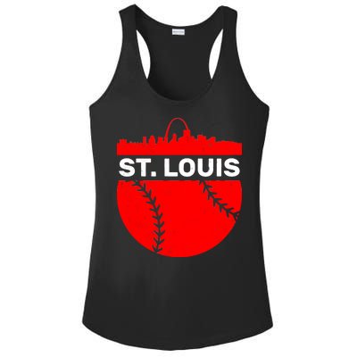 St. Louis Baseball Skyline City Ladies PosiCharge Competitor Racerback Tank