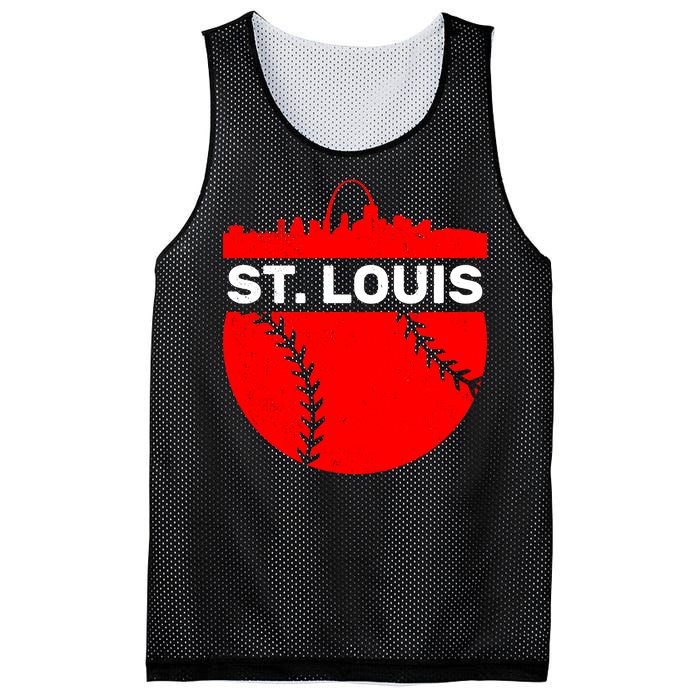 St. Louis Baseball Skyline City Mesh Reversible Basketball Jersey Tank