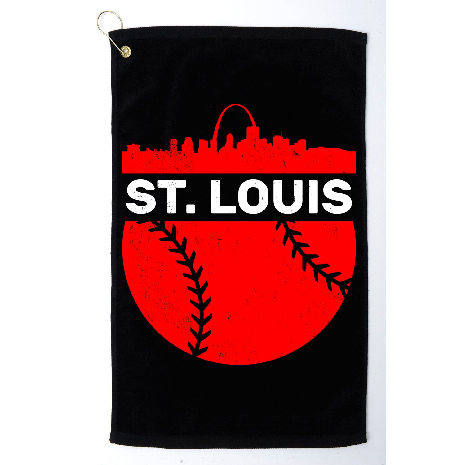 St. Louis Baseball Skyline City Golf Towel