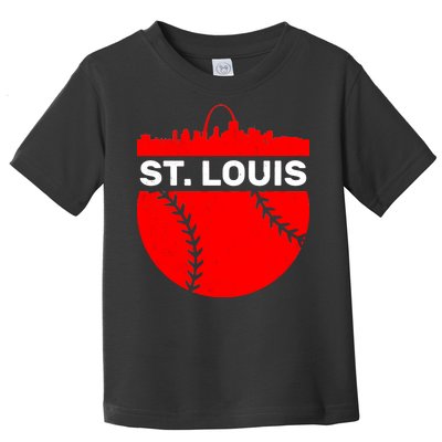 St. Louis Baseball Skyline City Toddler T-Shirt