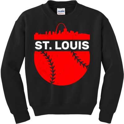 St. Louis Baseball Skyline City Kids Sweatshirt