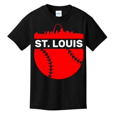 St. Louis Baseball Skyline City Kids T-Shirt