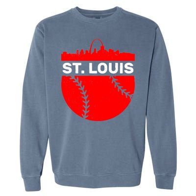 St. Louis Baseball Skyline City Garment-Dyed Sweatshirt