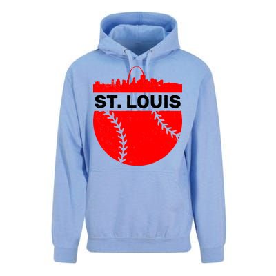 St. Louis Baseball Skyline City Unisex Surf Hoodie