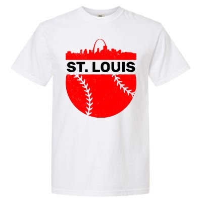 St. Louis Baseball Skyline City Garment-Dyed Heavyweight T-Shirt